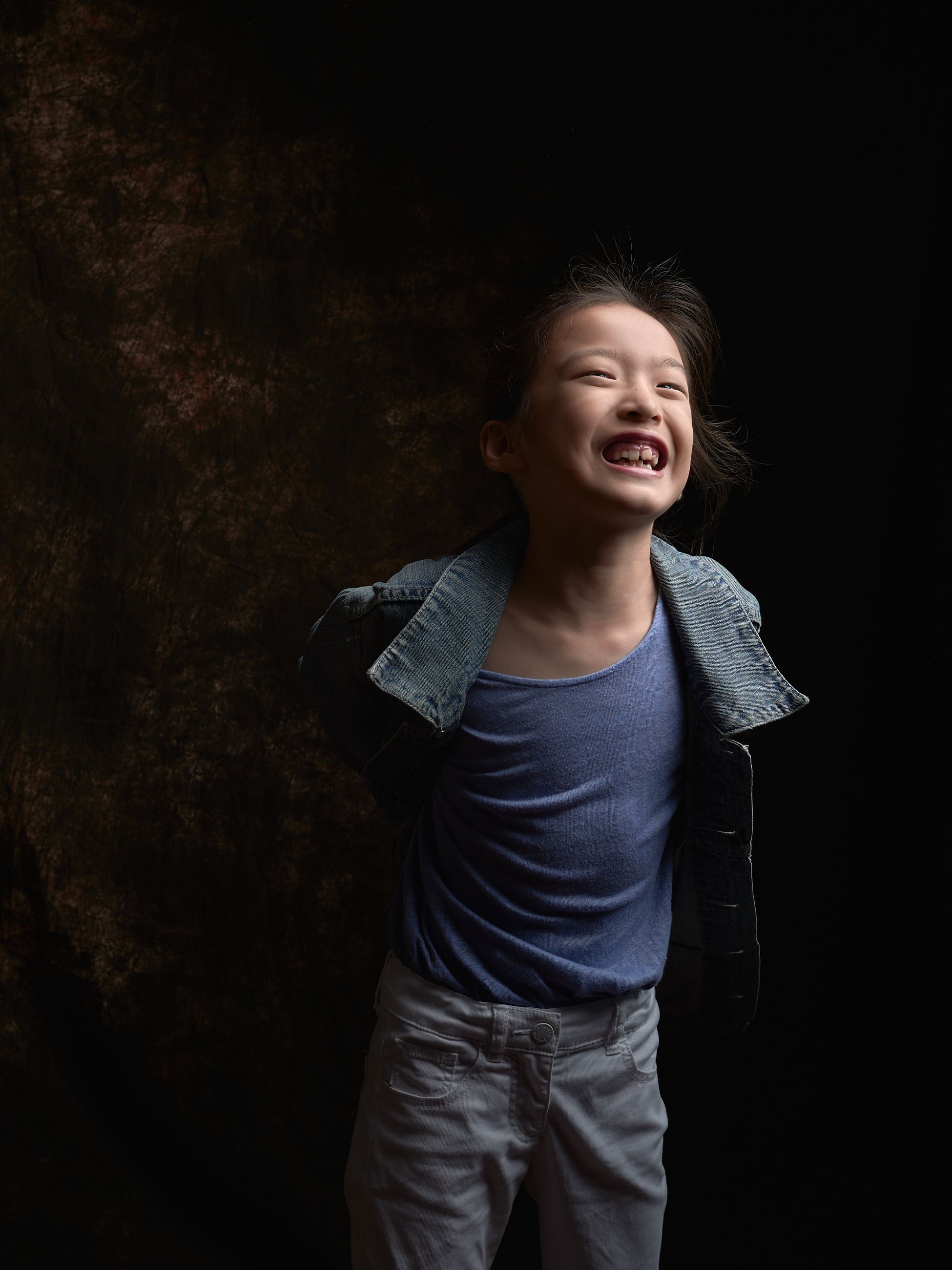 Hester chiaroscuro Chinese girl birthday photos hyperactive kid crazy face fun collaborative game