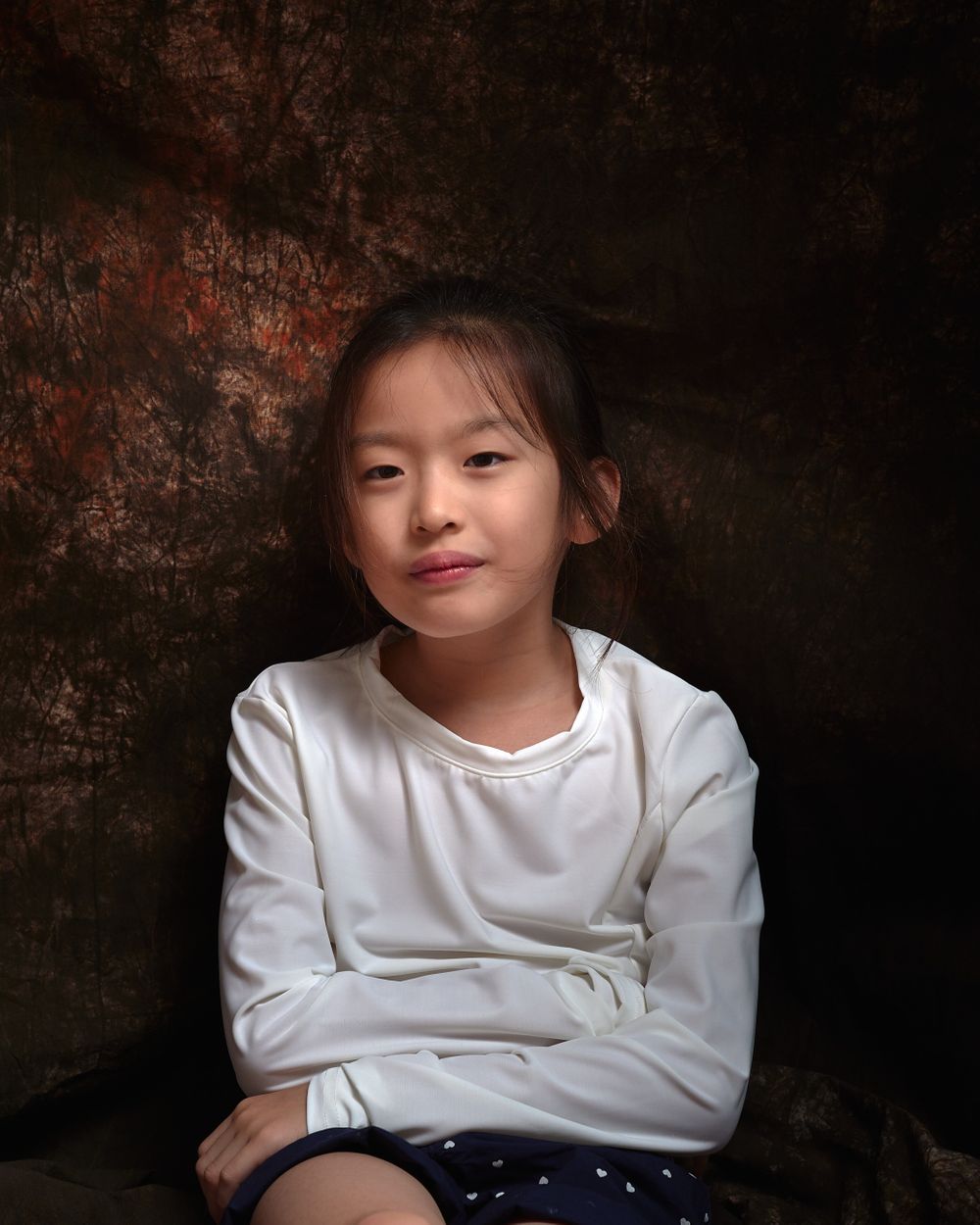 Hester listening calmly Chinese girl birthday photos