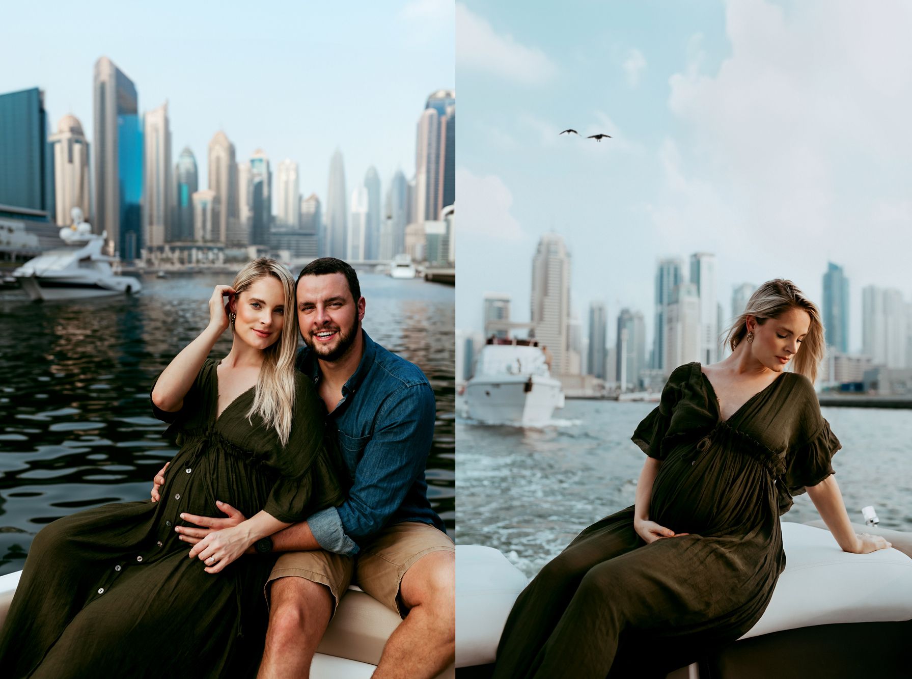 dubai marina private boat cruise couple