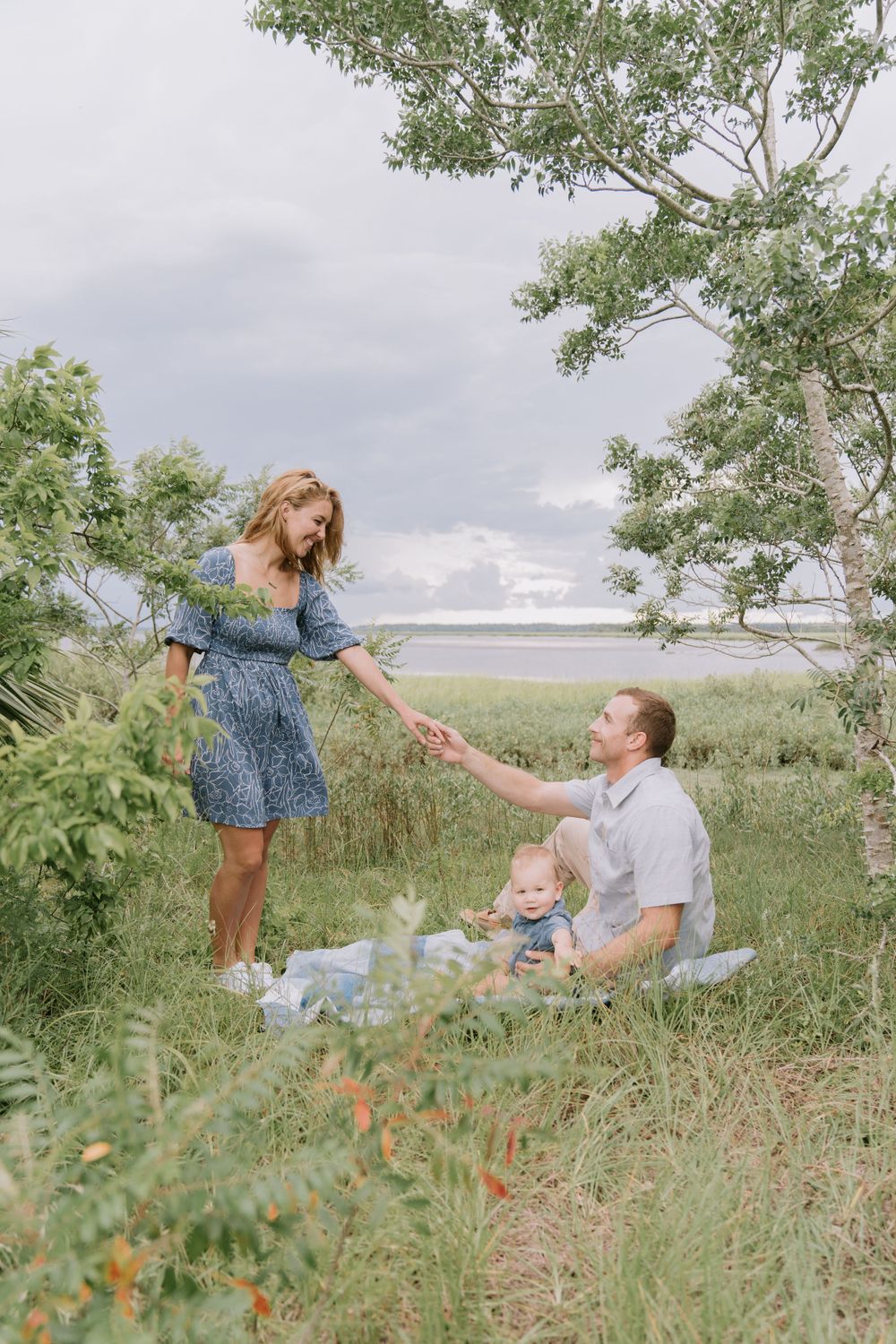 Brunswick family photos at beach