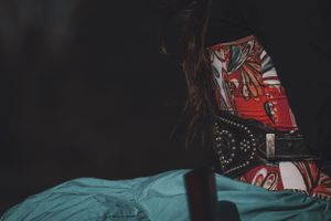 portrait of cowgirl