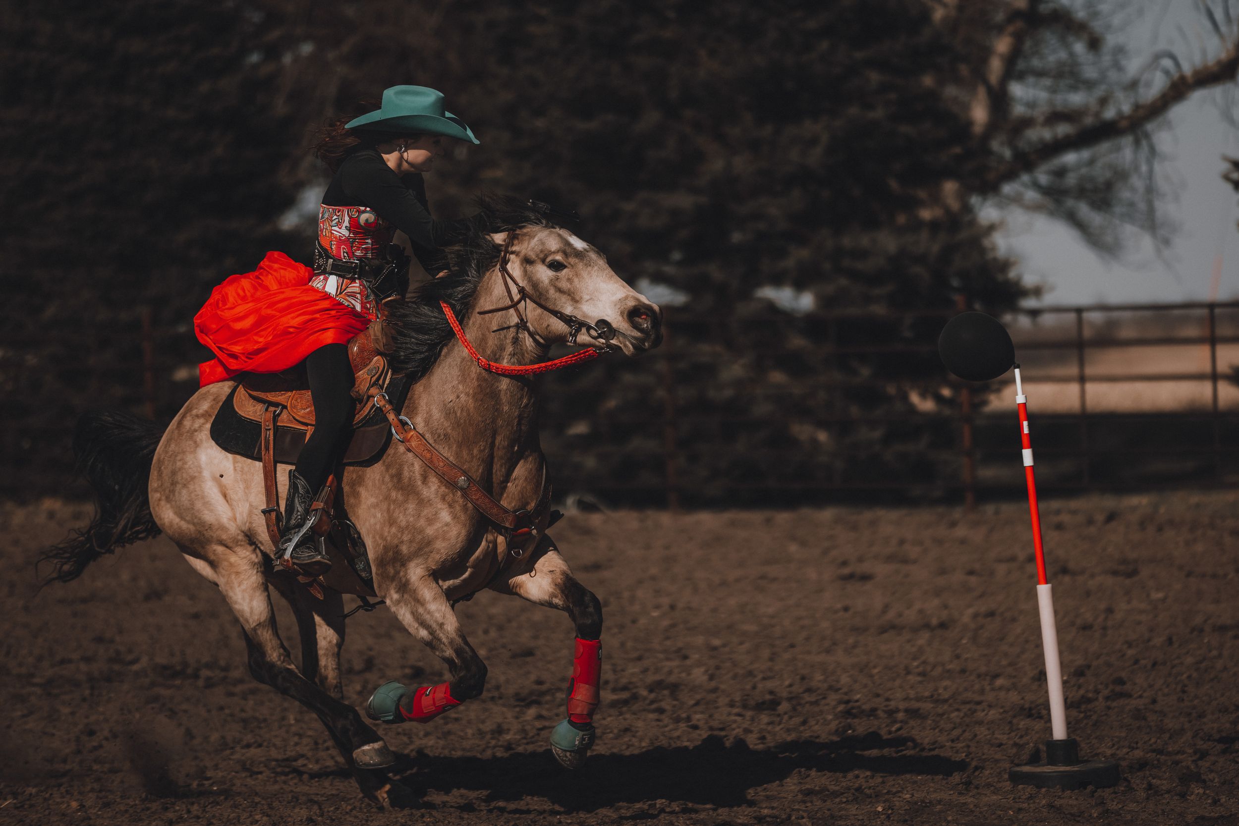 portrait of cowgirl