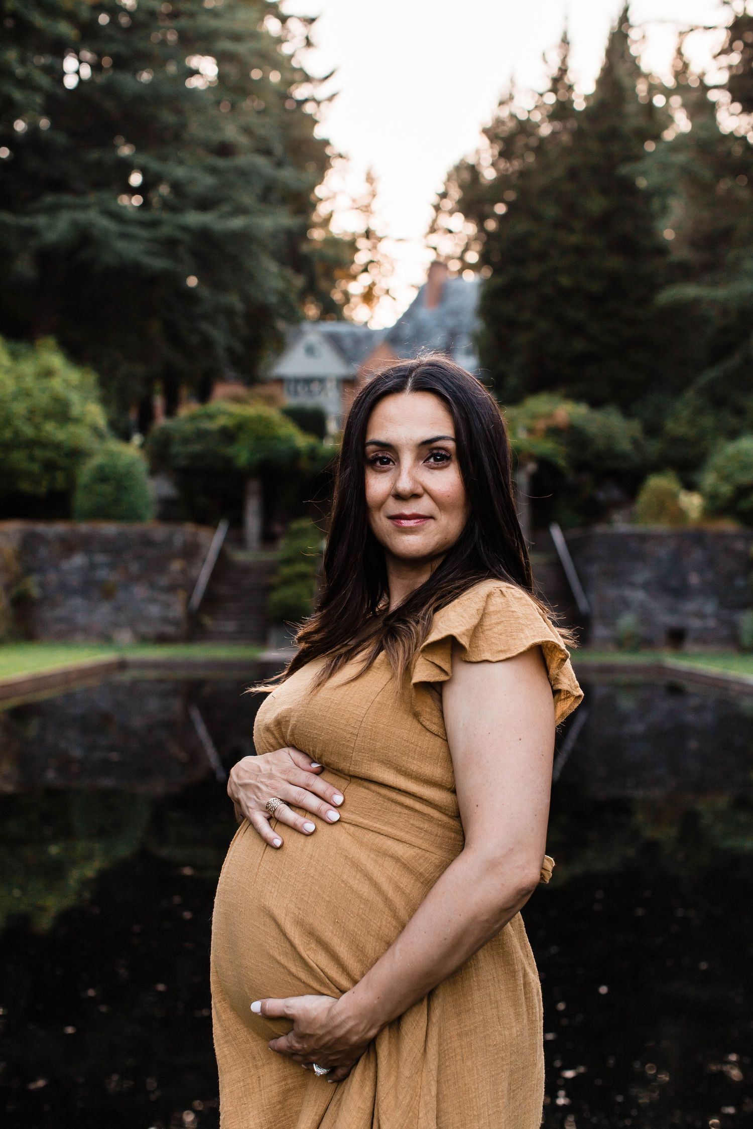 Maternity Photography at Lewis and Clark College