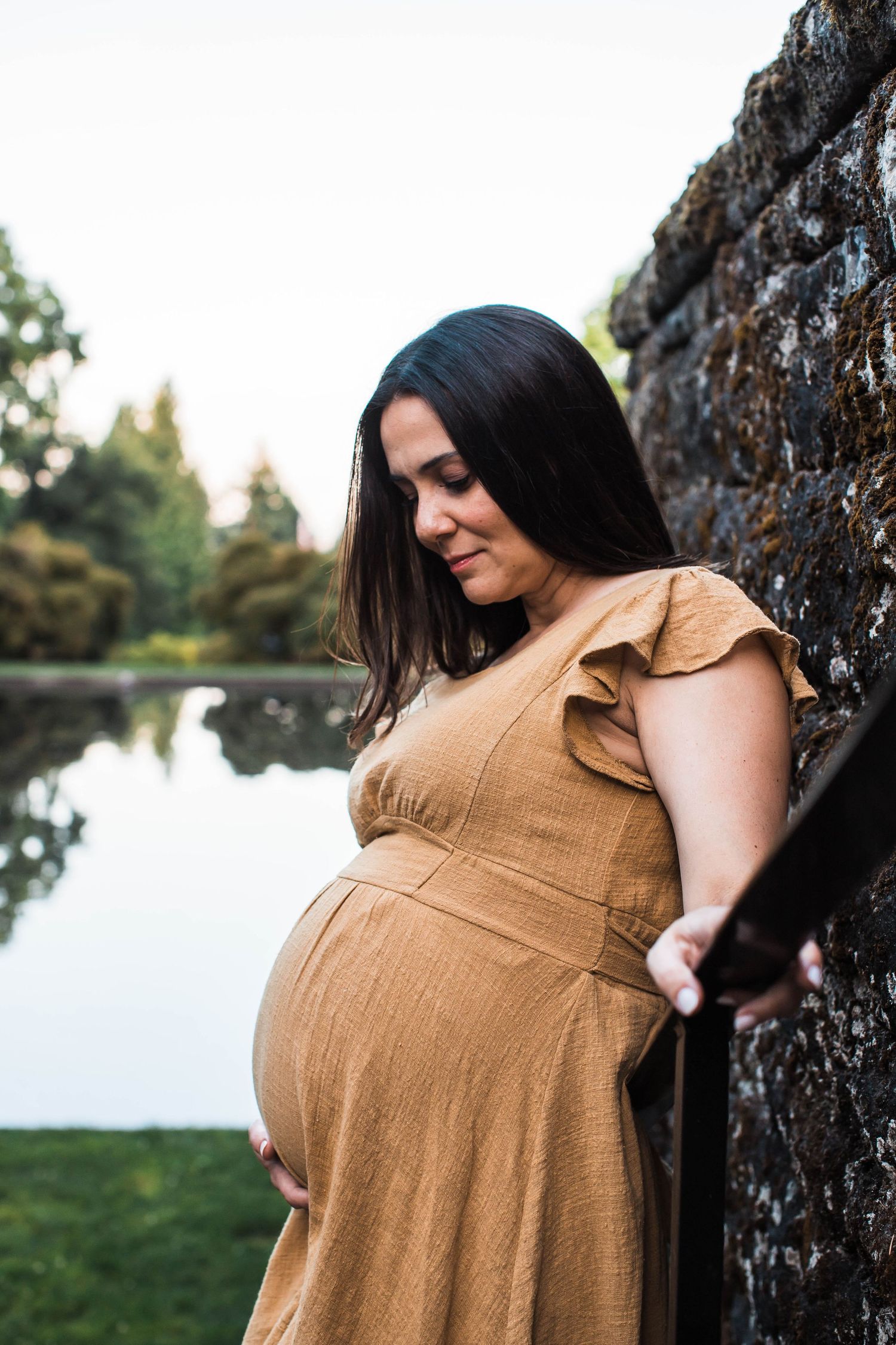 Maternity Photography at Lewis and Clark College
