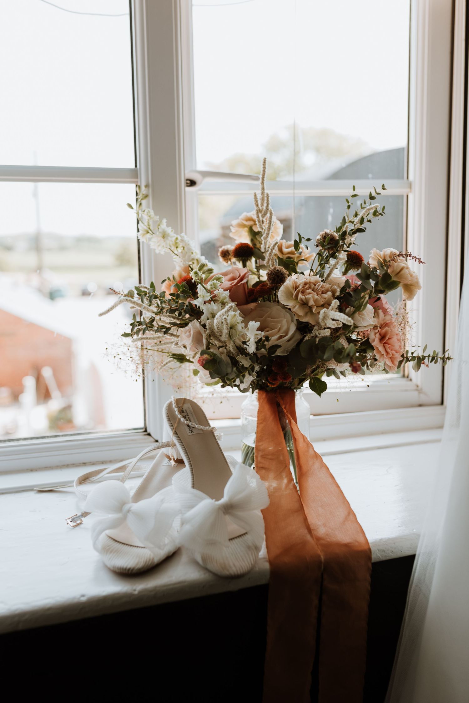 Burnt orange in spring and summer for weddings