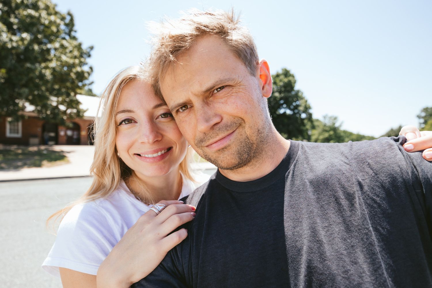 Photographer Emily Butz of M.photo in Richmond Virginia with Tyler Mahal of Paper and Gold Weddings
