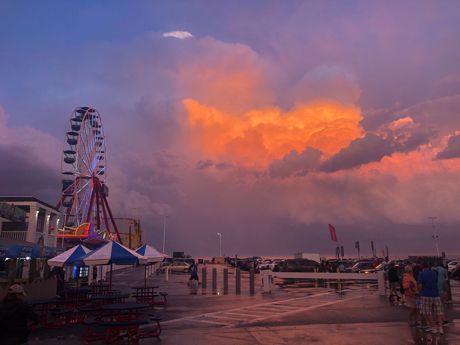 ocean city maryland boardwalk storm clouds suzi gibson photography maryland prince frederick dmv