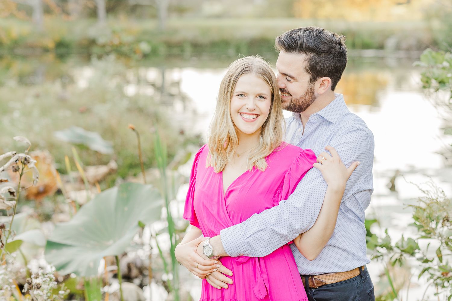MEADOWLARK GARDENS ENGAGEMENT PICTURES