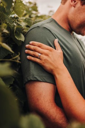 vineyard engagement ring shot