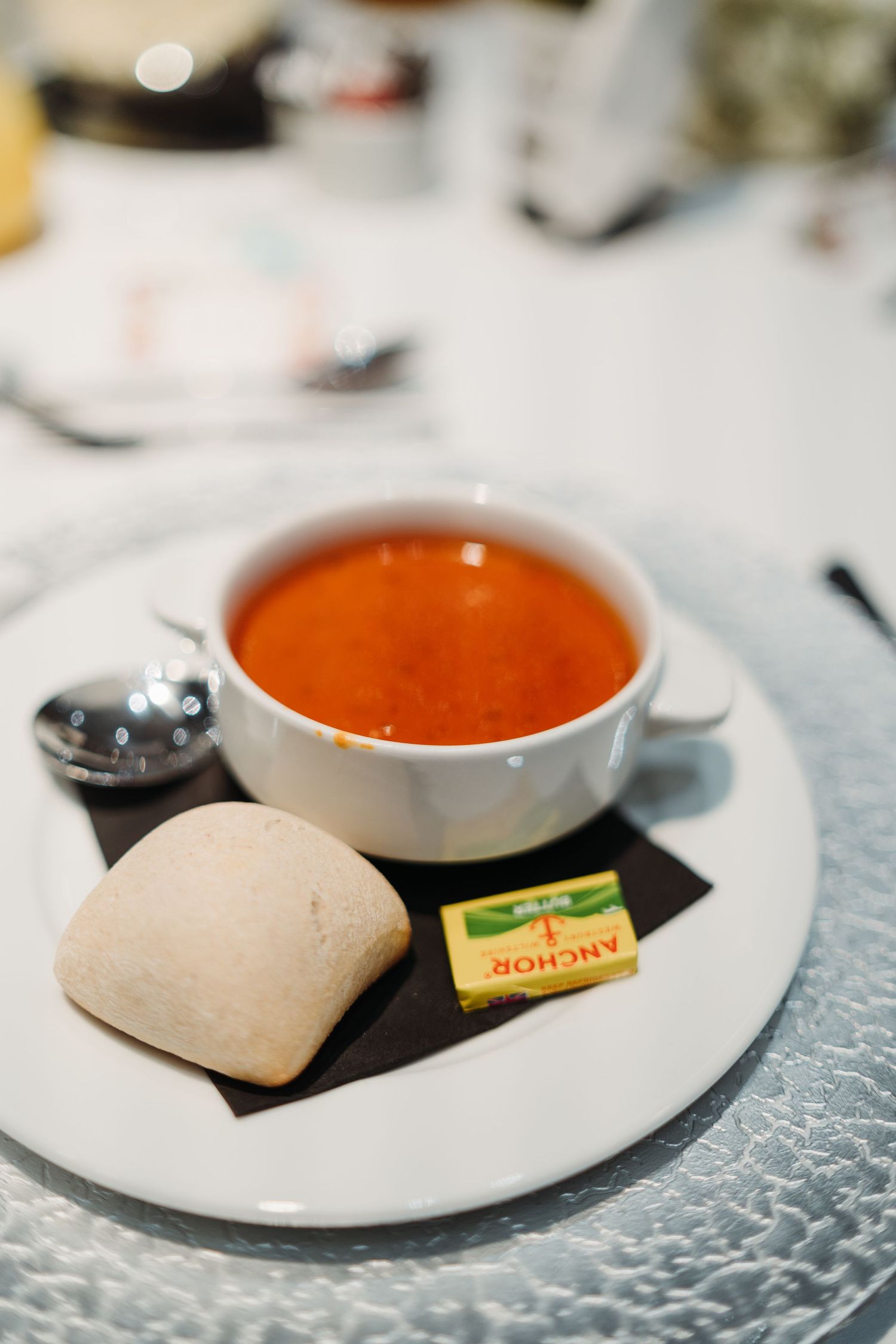 tomato and basil soup marriott hotel manchester airport