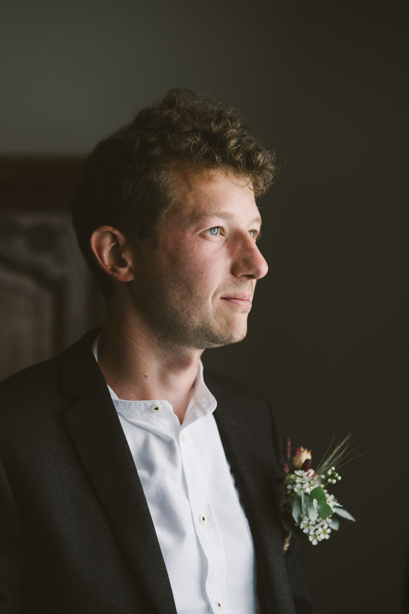 bruidegom corsage