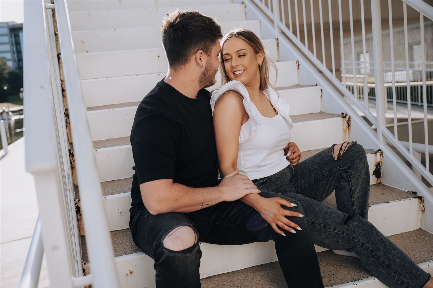 engagement photography session in The Woodlands, Tx