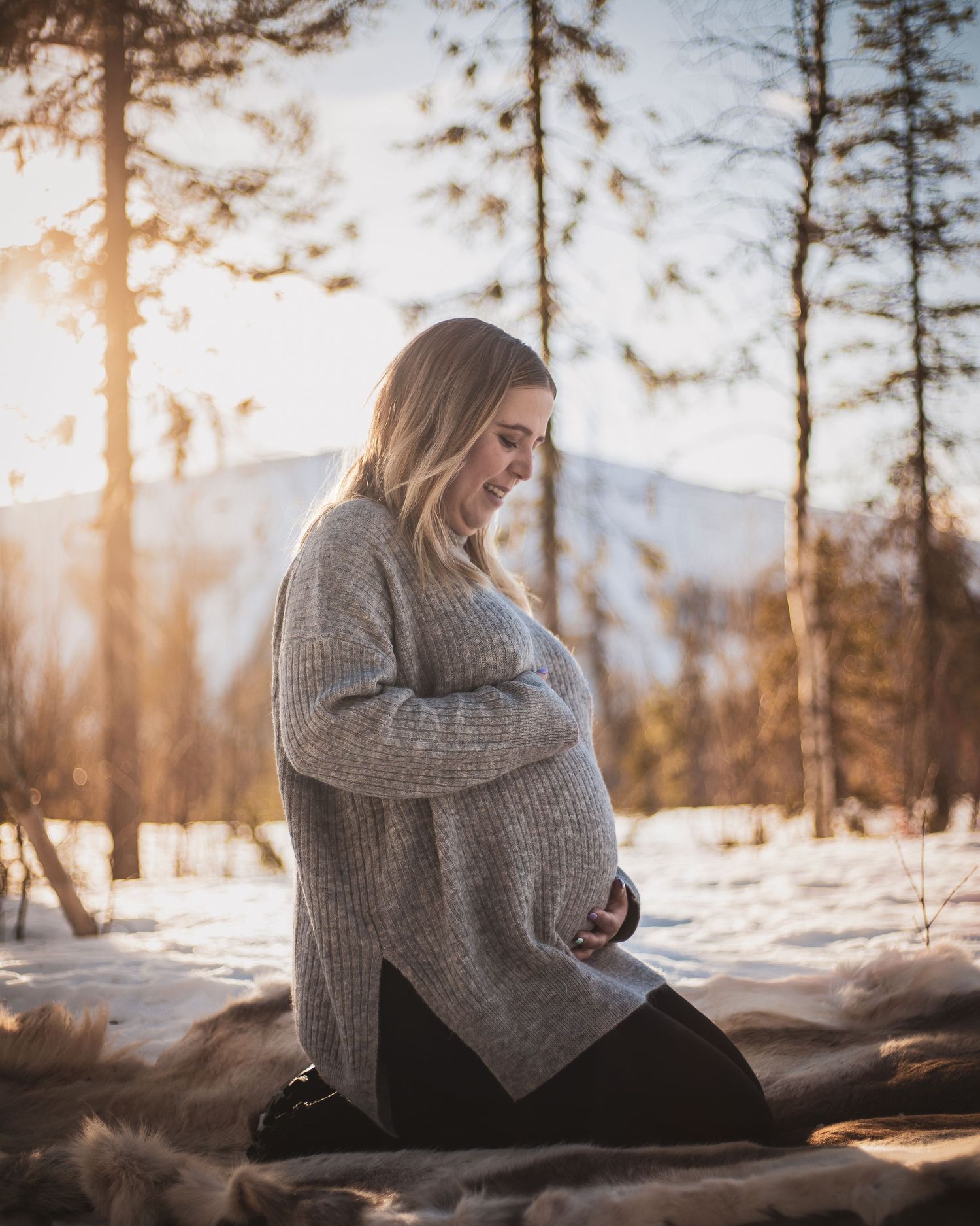 Gravidfotografering Gällivare Fotograf Norrbotten