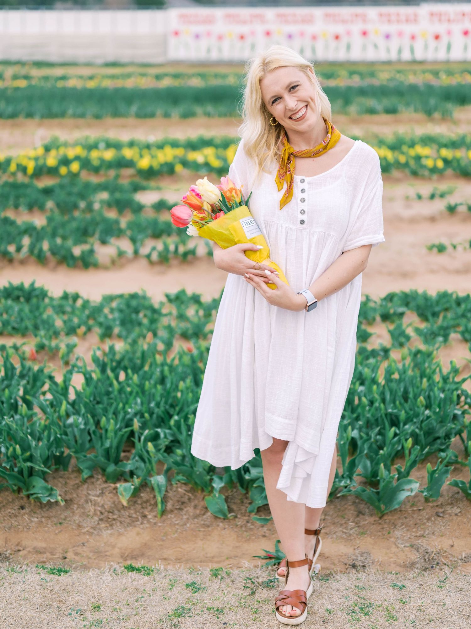 Me - Jordan Davidson at Texas Tulips