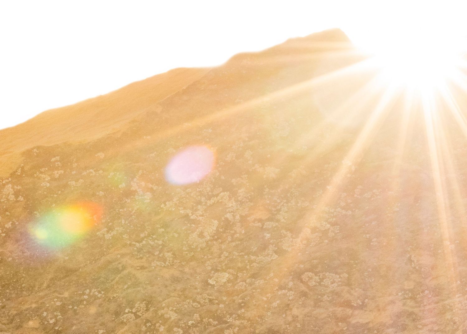 rainbow sun flair