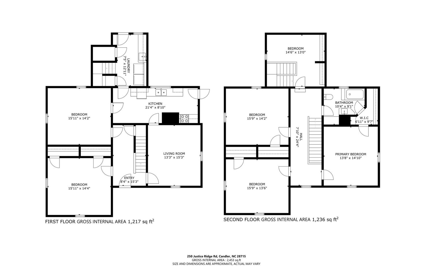 Photo of a 2D floor plan. A real estate service offered with Virtually Calhoun