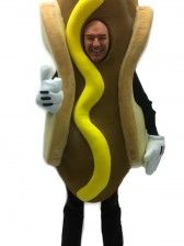 Hotdog mascot This Hour has 22 minutes Call Me Fitz Colin Mochrie hotdog hotdog bun HRM Mascots Costumes Halifax NS