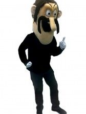Old Man Mascot MR.Hinkle mascot Eastlink mascot HRM Mascot Halifax Nova Scotia Custom made design mascots NS create NS