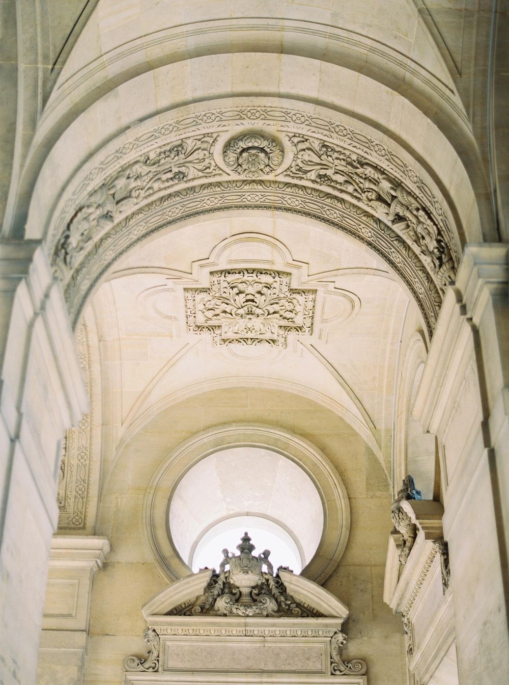 Iconic Louvre Museum in Paris.