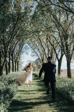 Beth and Kris Wedding Photographer VNDRDOG Media Nanton Running