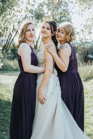 Beth and Kris Wedding Photographer VNDRDOG Media Nanton Bridesmaids