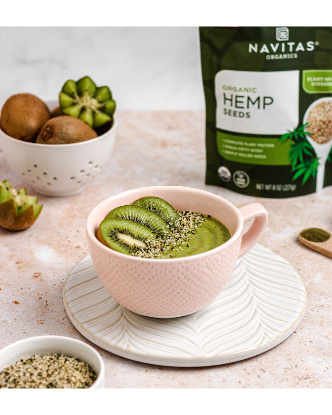 green smoothie bowl
