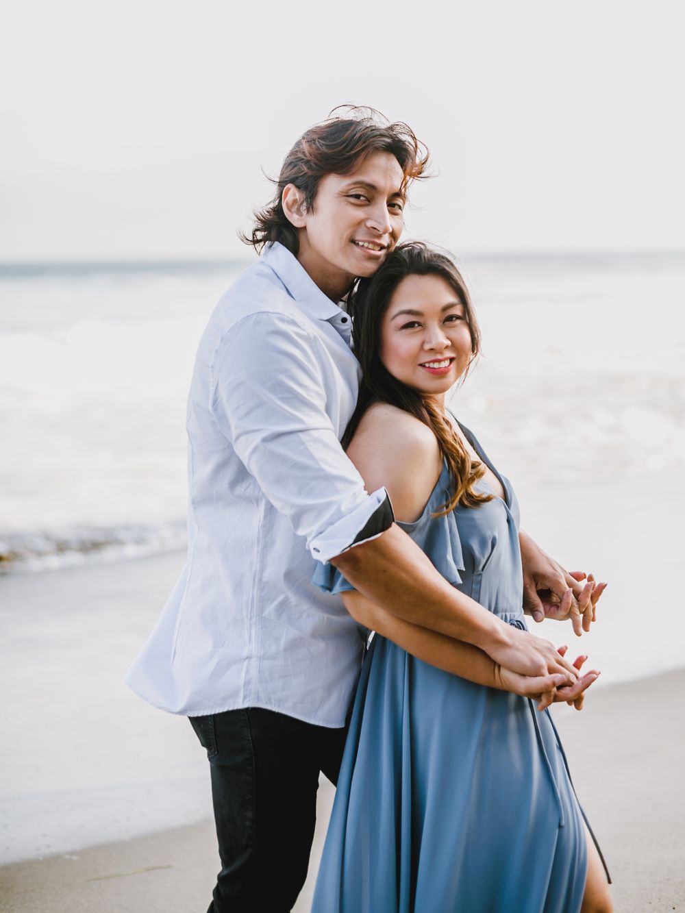 couples at the beach, California photo shoots, ocean photo shoots, BIPOC friendly photographer, Inclusive