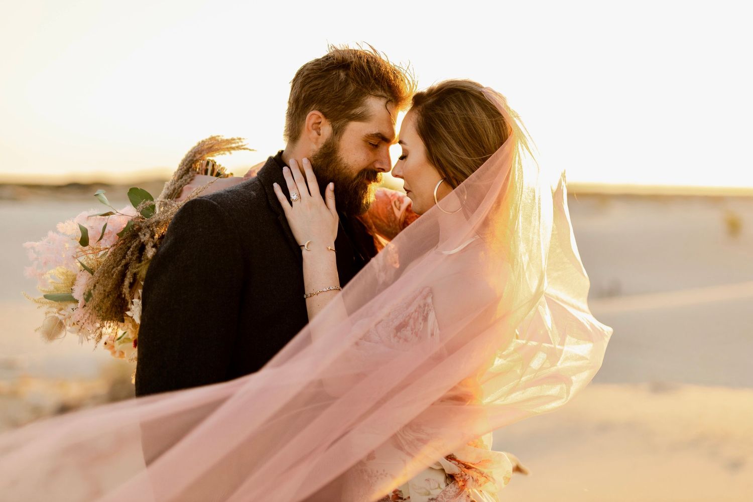 wedding photos in the desert