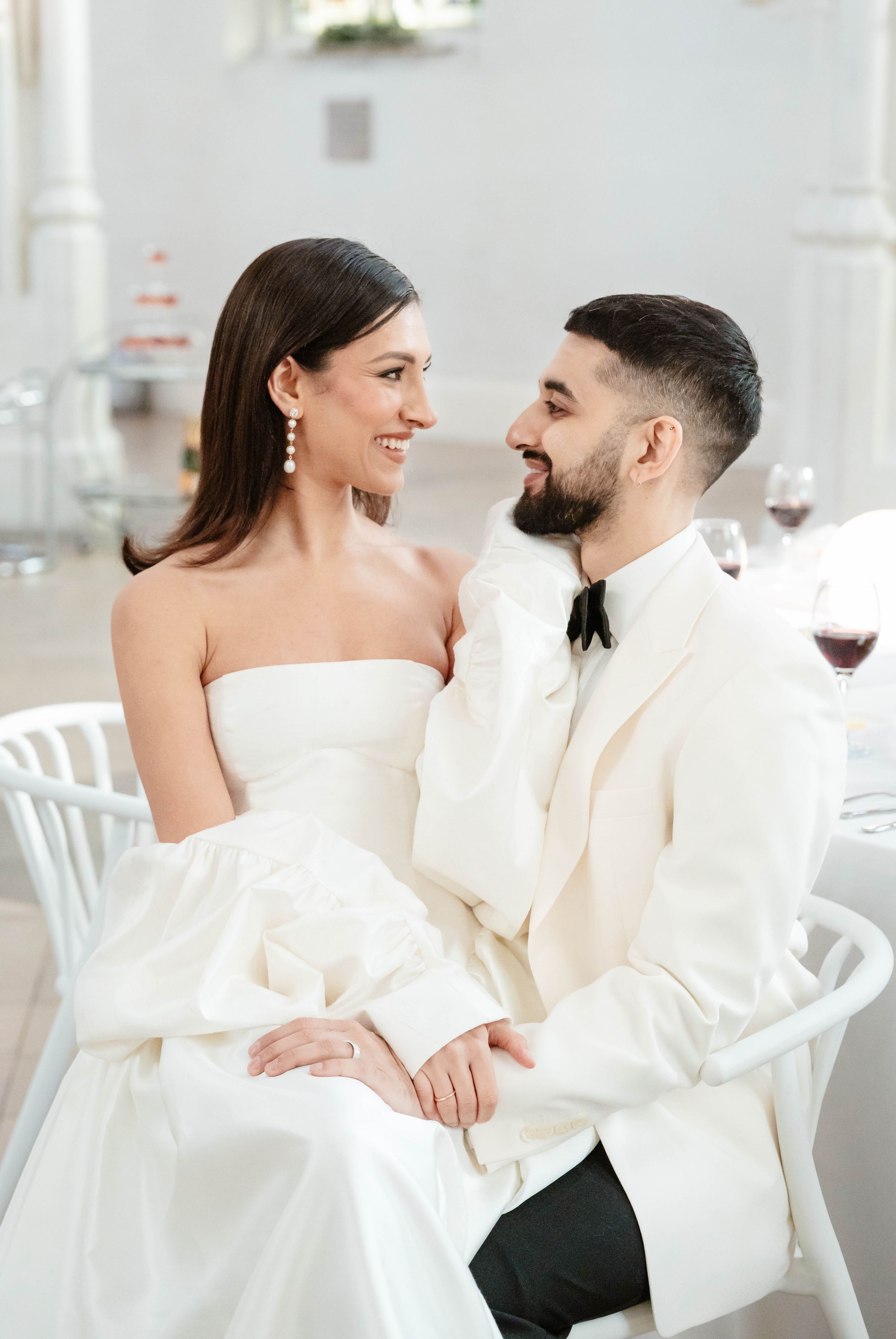 Zara Davis Cotswolds Wedding Photography Cheltenham Gloucestershire London Italy Ireland Destination couple sat kissing in church