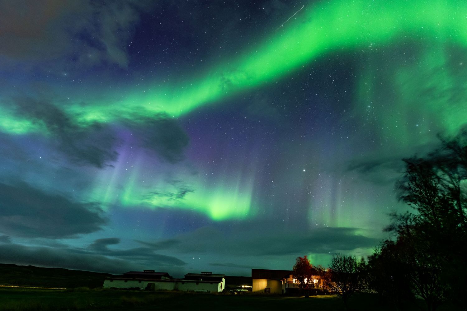 Aurora borealis, Iceland, 2019