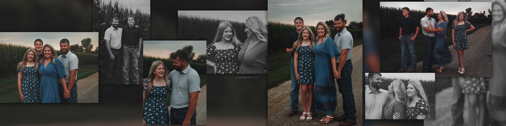 Jade Made LLC captures family in the country of Iowa