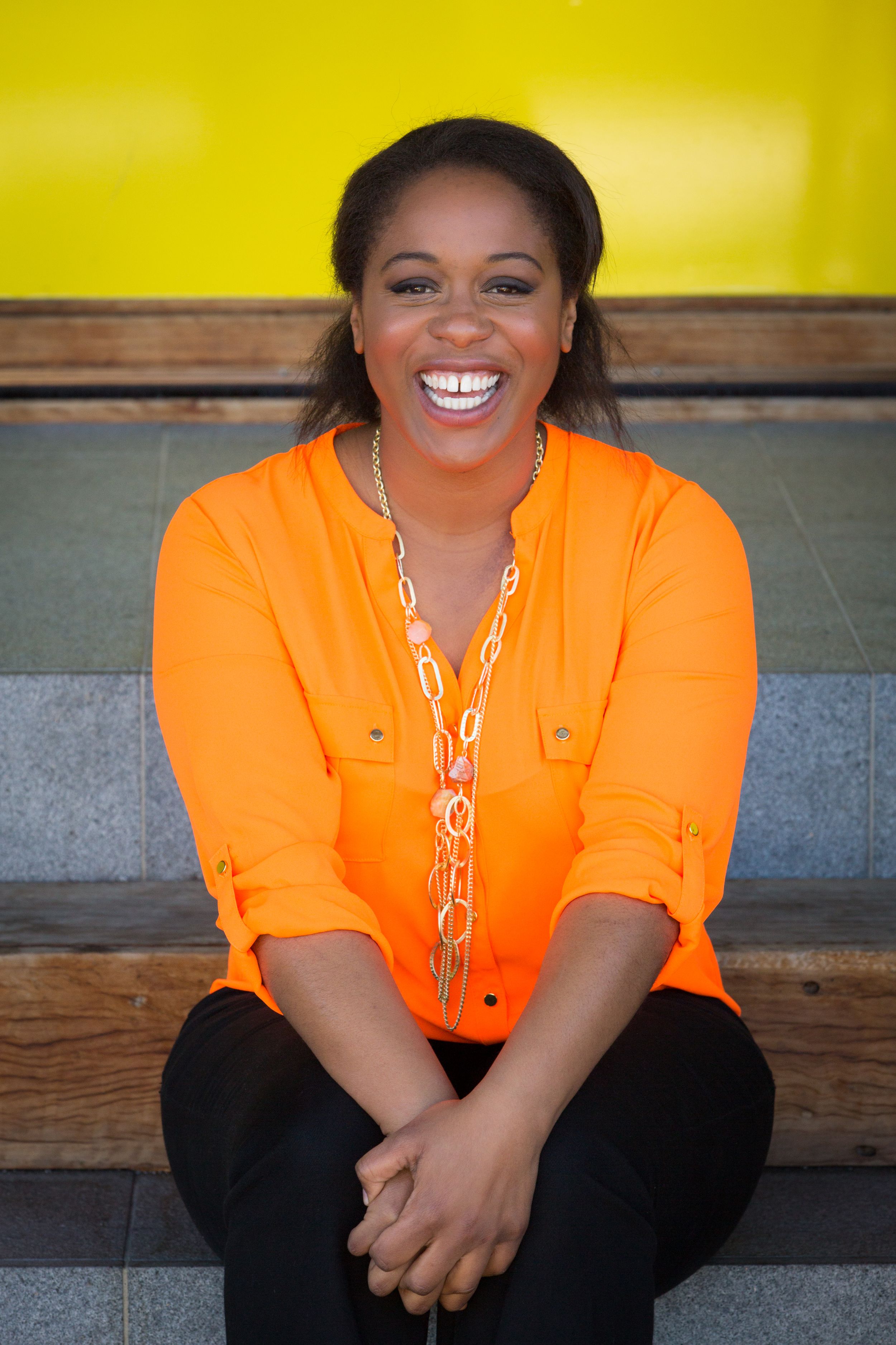 Vibrant Canberra outdoors headshot and business photographer. New Acton