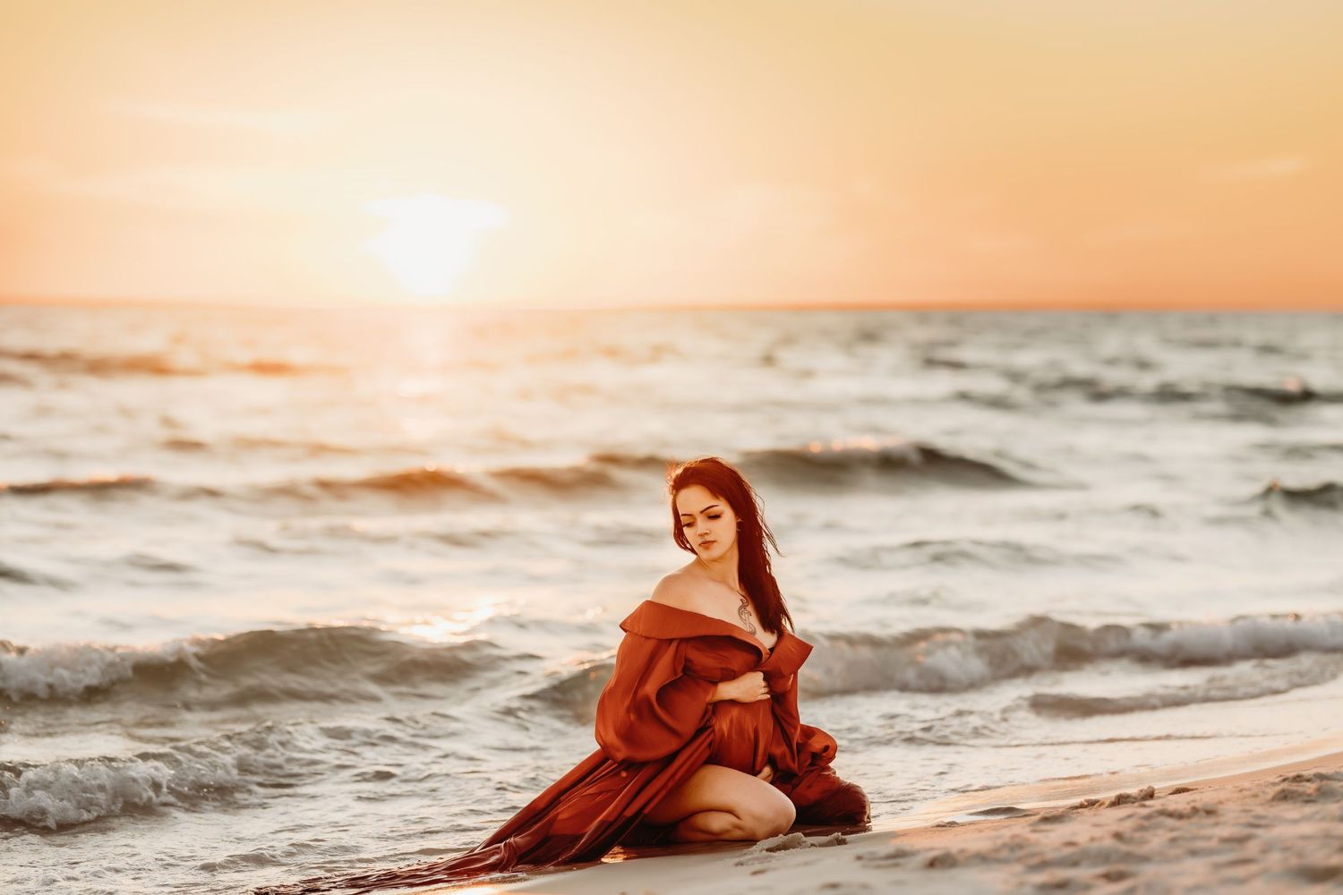 maternity beach photos