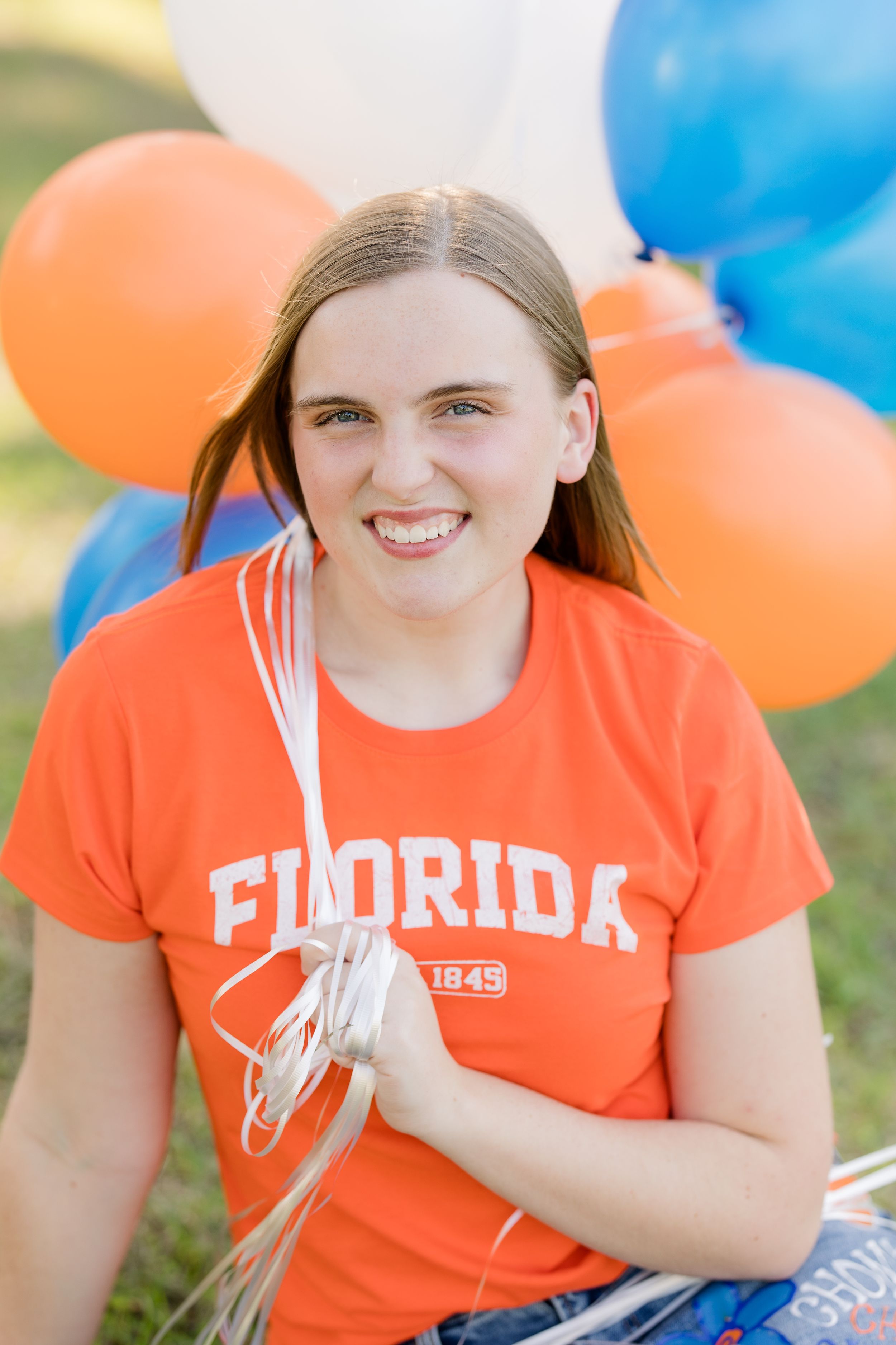blue, orange and white.. Florida that's right