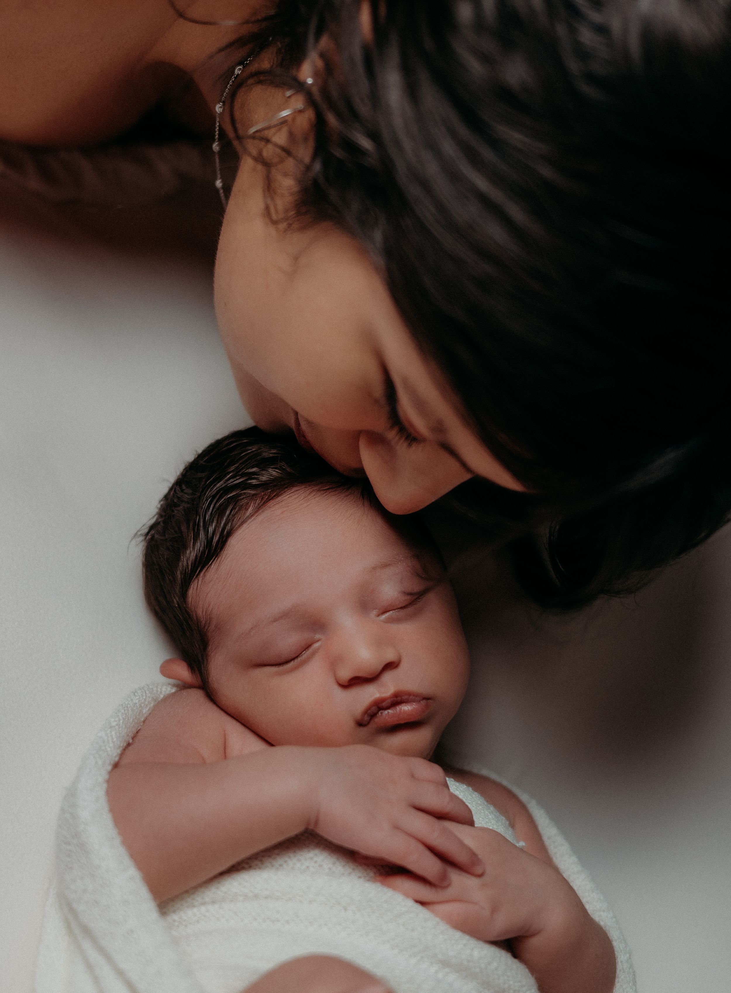 in-home newborn photo shoot in San Diego California