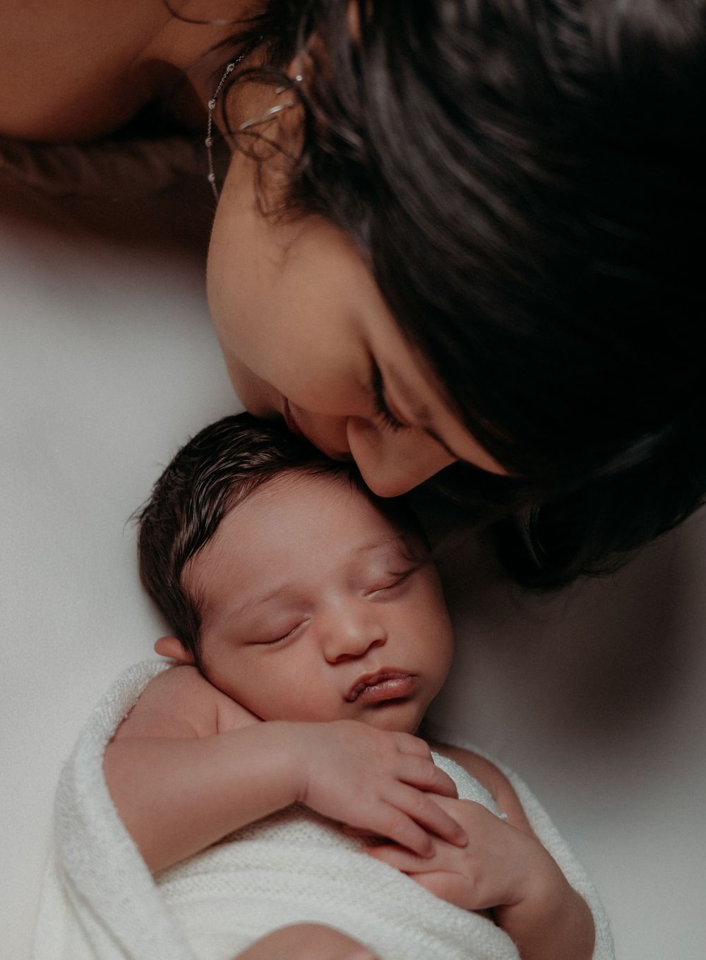 in-home newborn photo shoot in San Diego California