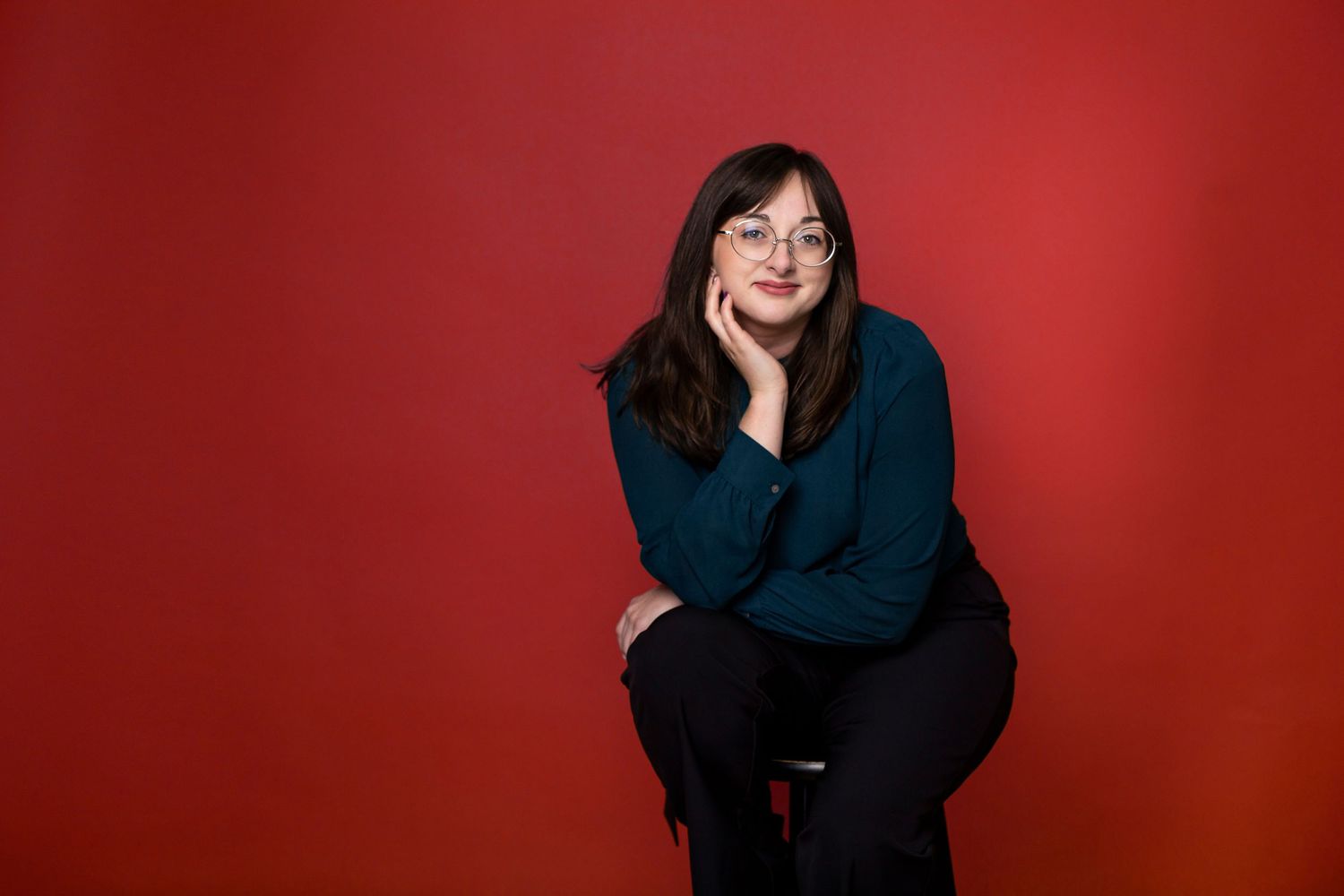 modern colorful business headshots utah studio