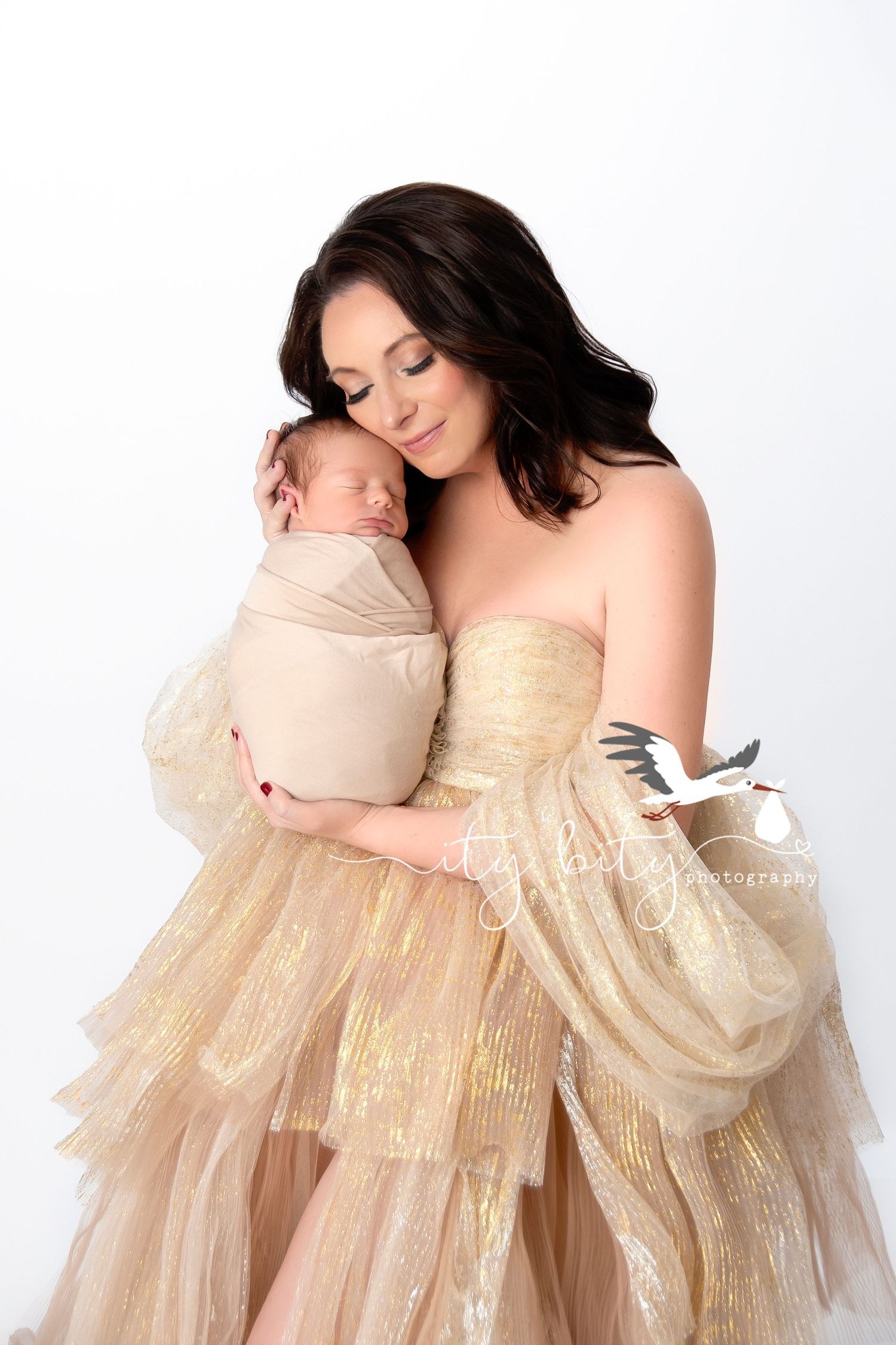 Gorgeous Mama with her first Baby boy | Newborn Avon Photographer