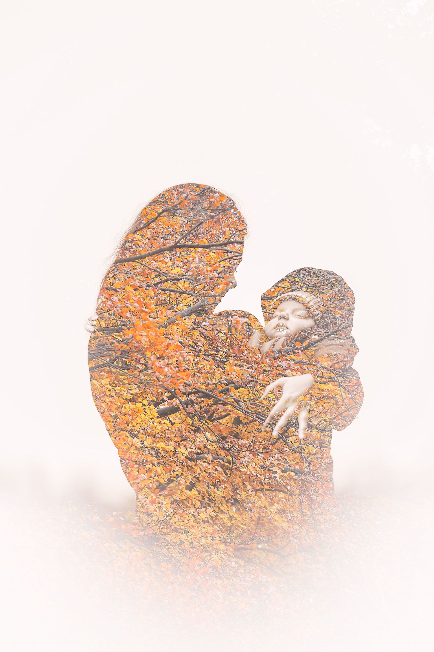 Double exposure with lots of autumn love.