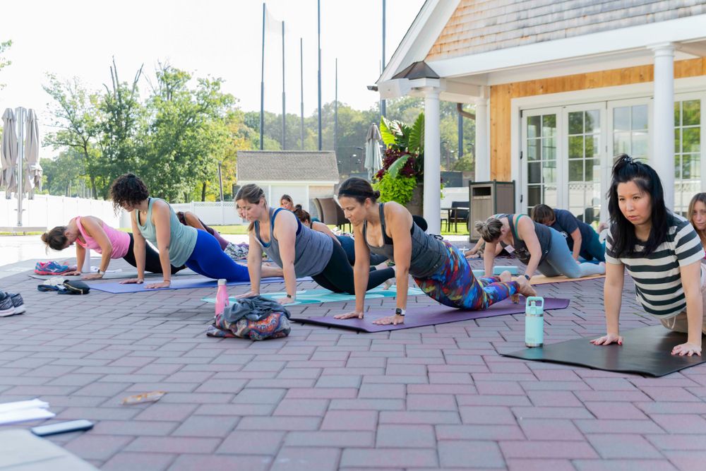 Homeless solutions ladies day fitness class