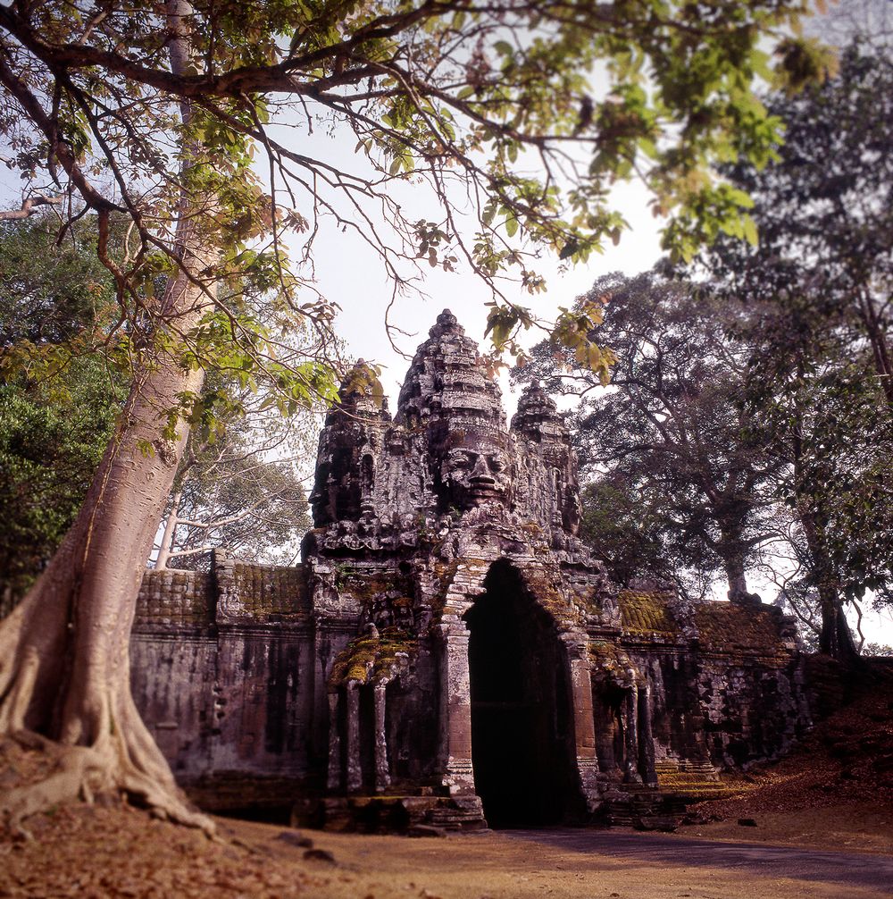 Ankor Thom South Gate, Cambodia. Adam West Photo
