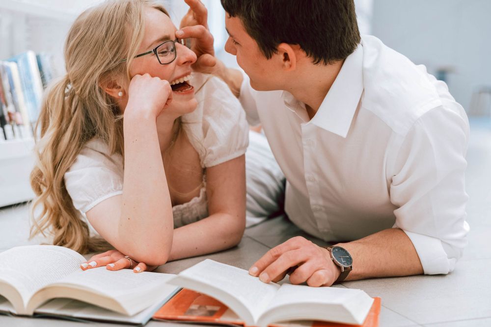 Engagement Photography - Couple Portraiture at the Calgary Public Library in Calgary, AB