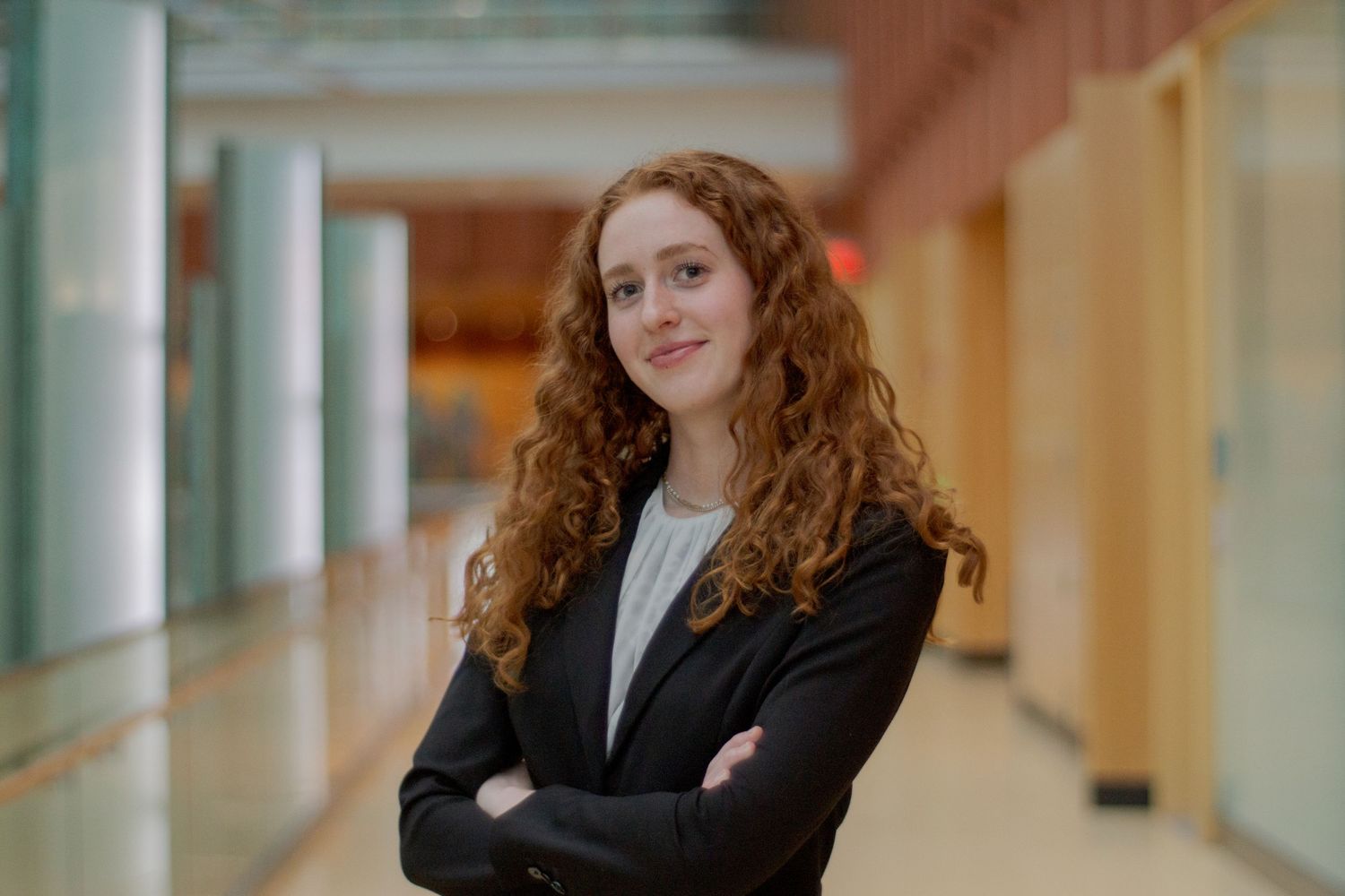 Professional Headshot Inside the Ross School of Business
