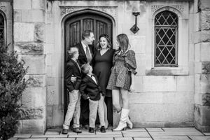 Sharing a laugh this family captures the sweetest moment