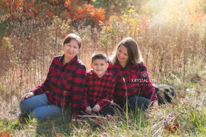 Grandma included for this family photo at golden hour