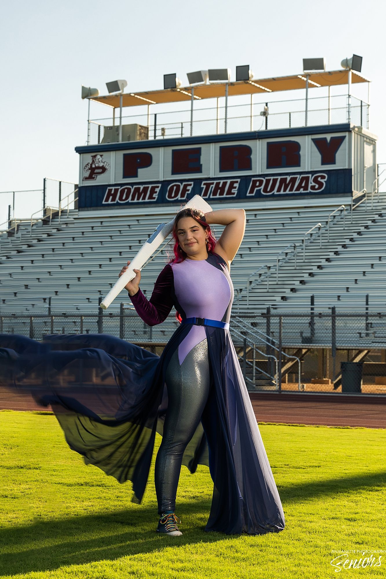 Marching Band Pictures Phoenix Anjeanette Photography senior ABODA AZMBA WGAZ High School banners AZ