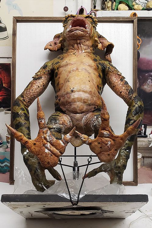 The delicate work that goes into restoring one of these puppets