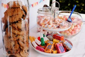 Candybar Hochzeitsempfang
