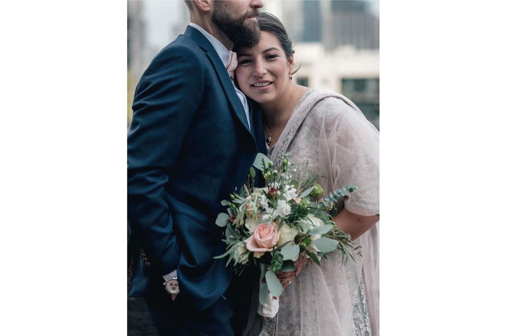 Bride and groom portraits