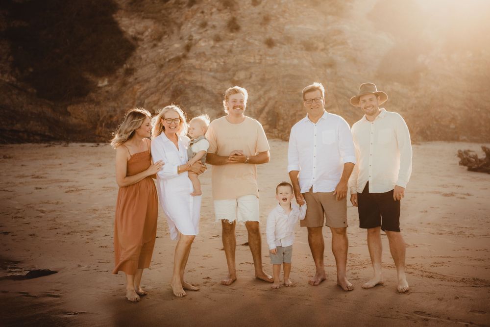 family beach session taree old bar photographer